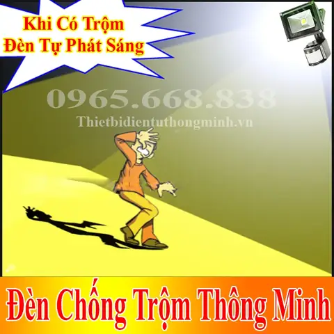 Đèn Chống Trộm Thông Minh