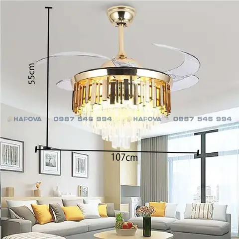 Đèn Chùm Điều Khiển Từ Xa