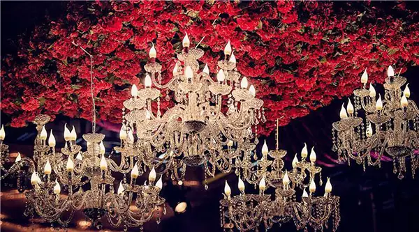 Đèn Chùm Nhựa Trang Trí Đám Cưới