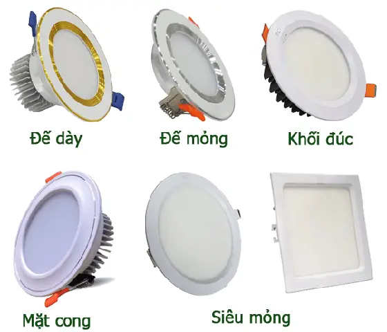 Đèn Downlight Âm Trần Bóng Compact