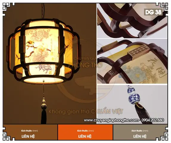 Đèn Gỗ Trang Trí Phòng Khách