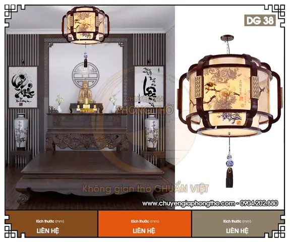Đèn Gỗ Trang Trí Phòng Khách