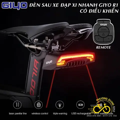 Đèn Hậu Xe Đạp Giyo R1