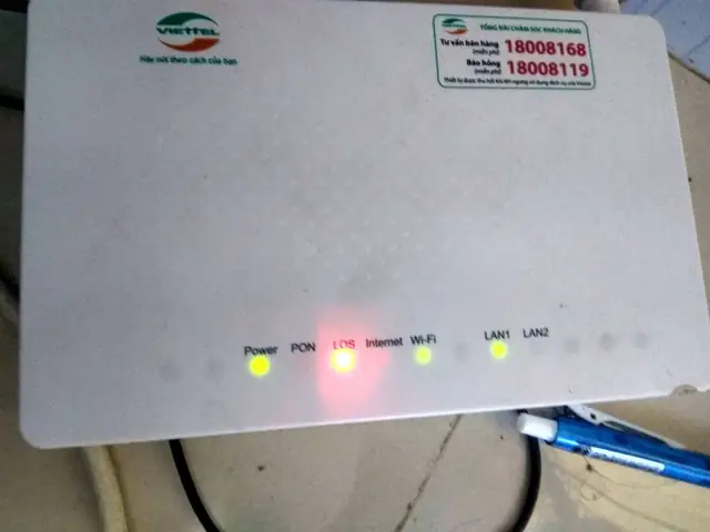 Đèn Internet Nhấp Nháy Liên Tục Fpt