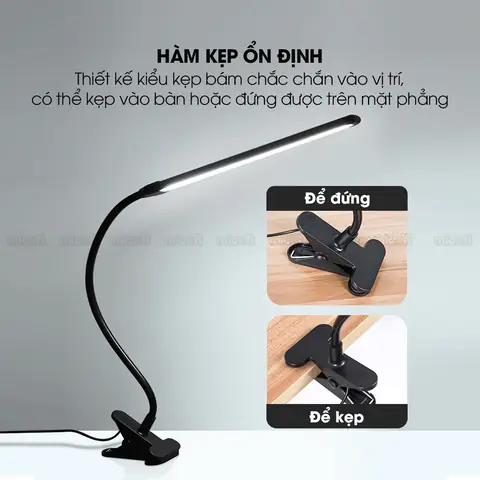 Đèn Kẹp Bàn Đọc Sách