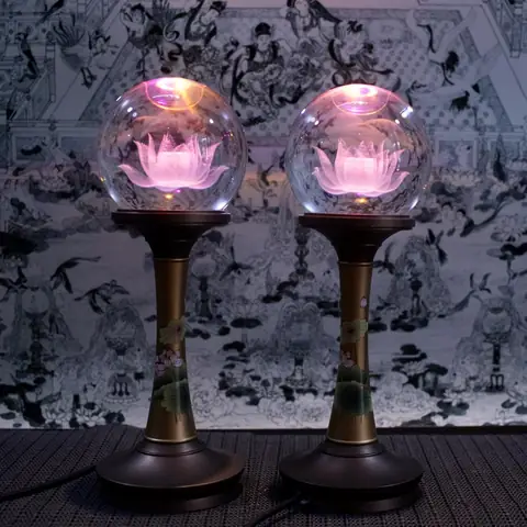 Đèn Thờ Hoa Sen Led