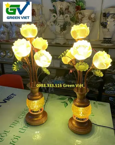 Đèn Thờ Hoa Sen Led