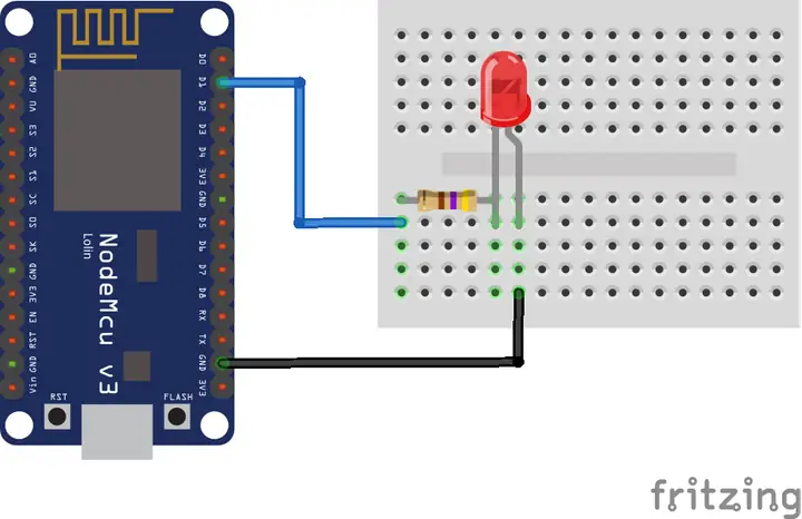 Điều Khiển Đèn Bằng Esp8266