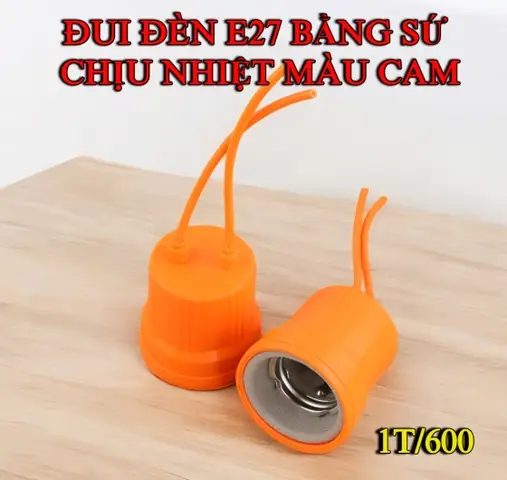 Đui Đèn Bằng Sứ E27
