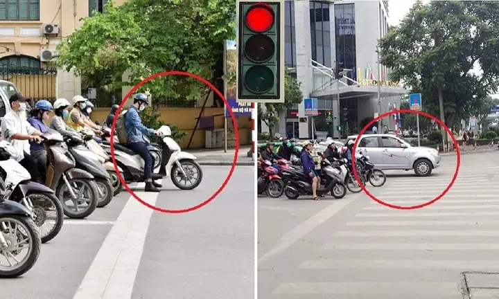 Dừng Đèn Đỏ Sai Vạch