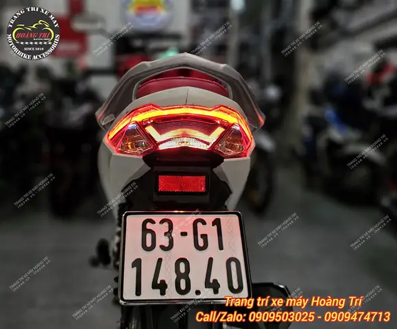 Gắn Đèn Led Audi Cho Xe Máy