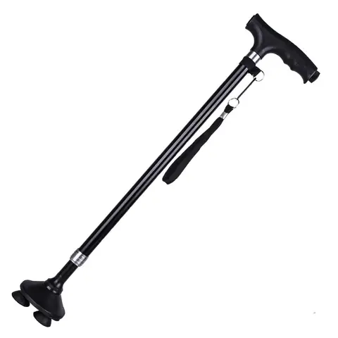 Gậy Gấp Gọn Trusty Cane Chống Trượt Có Đèn Pin
