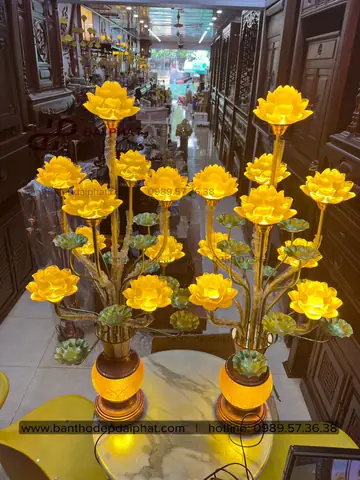 Giá Bán Đèn Thờ Hoa Sen