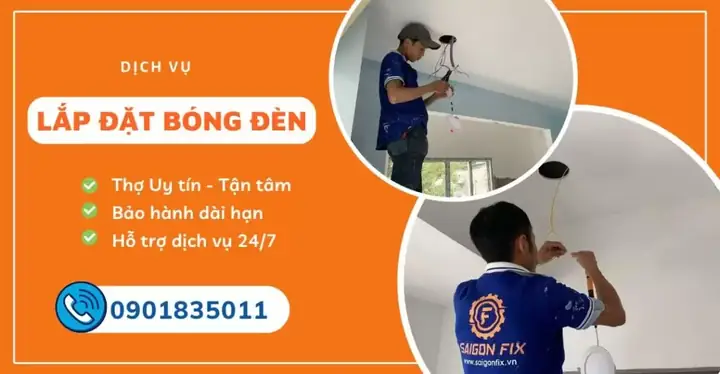 Giá Lắp Đặt Bóng Đèn