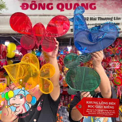 Giấy Bóng Làm Lồng Đèn