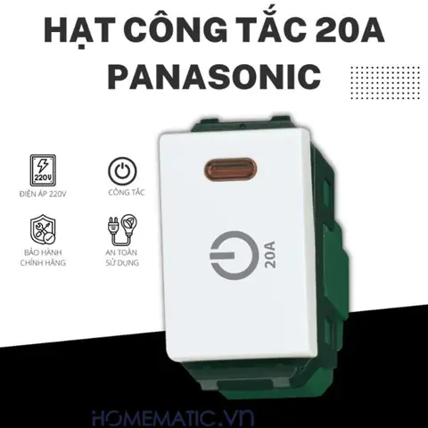 Hạt Công Tắc Có Đèn Báo