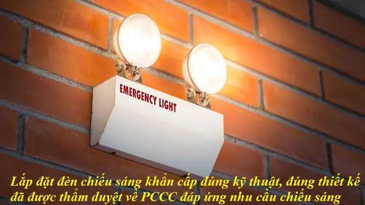 Hệ Thống Đèn Chiếu Sáng Sự Cố