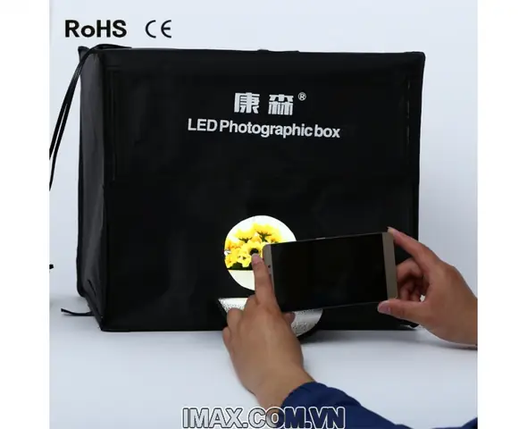 Hộp Chụp Sản Phẩm Có Đèn Led 40x40cm