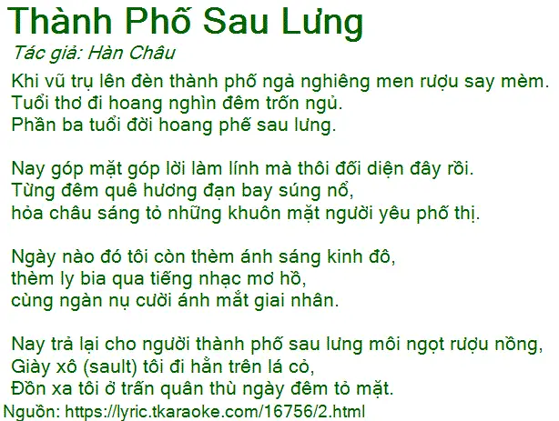 Khi Phố Nhỏ Lên Đèn Thành Phố Ngả Nghiêng