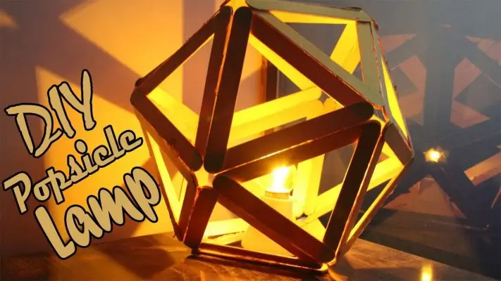 Làm Đèn Ngủ Bằng Tăm Tre