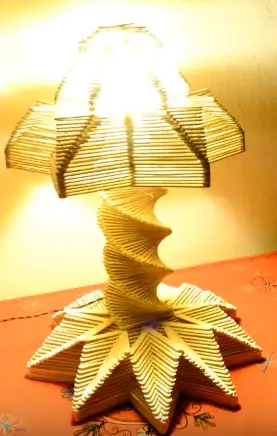 Làm Đèn Ngủ Bằng Tăm Tre