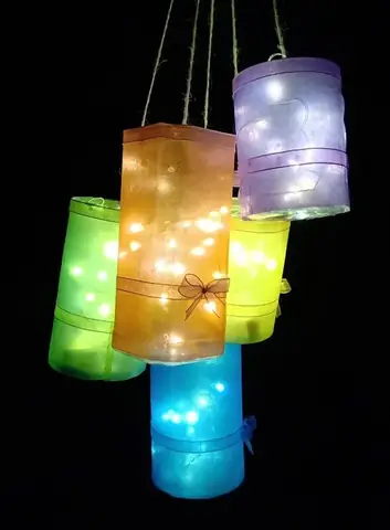 Làm Đèn Trung Thu Bằng Vỏ Chai