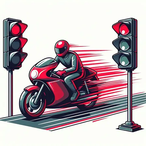 Lỗi Vượt Đèn Đỏ Xe Máy 2017