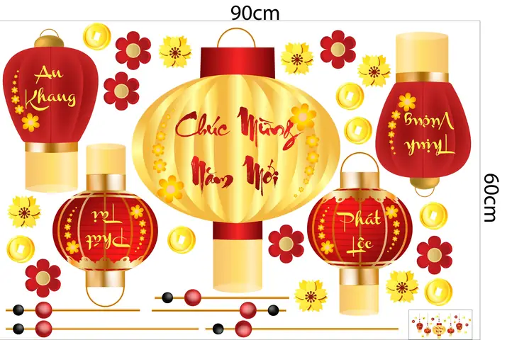 Lồng Đèn Chúc Mừng Năm Mới