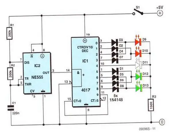 Mạch Đèn Chớp Cảnh Sát