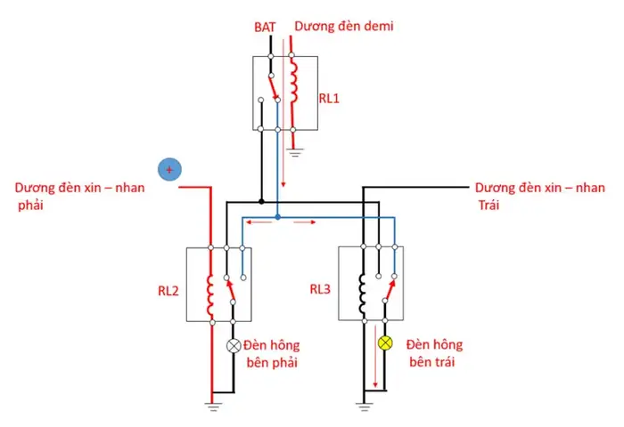 Mạch Nháy Đèn Xi Nhan
