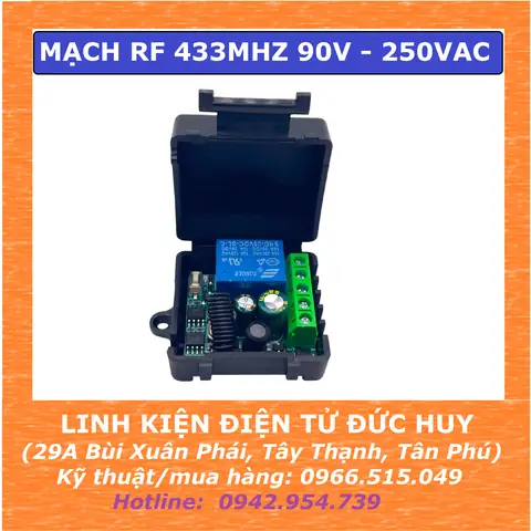 Mạch Tắt Mở Đèn Bằng Remote