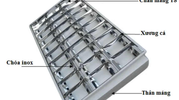 Máng Đèn Âm Trần 600x1200