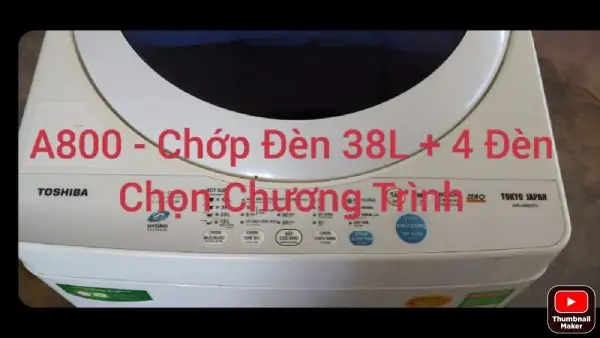 Máy Giặt Toshiba Nháy Đèn 38l