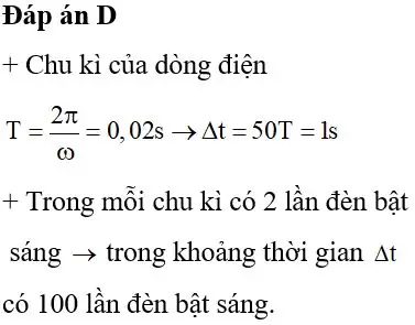 Một Đèn Neon Mắc Vào Điện Áp Xoay Chiều