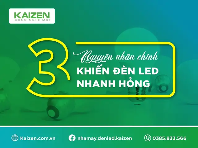 Nguyên Nhân Đèn Led Hỏng