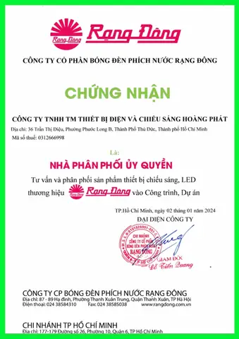 Nhà Cung Cấp Bóng Đèn Rạng Đông