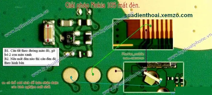 Nokia 105 2 Sim Mất Đèn Màn Hình