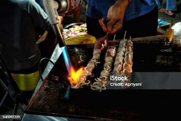 Nướng Thịt Bằng Đèn Khò