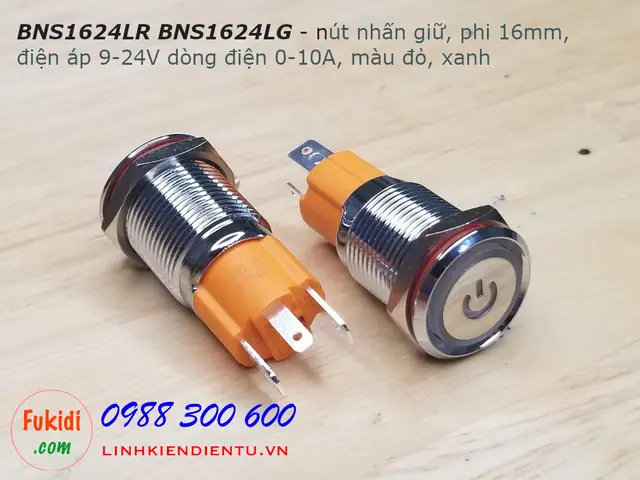 Nút Nhấn Giữ Có Đèn