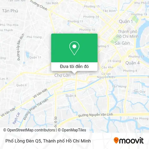 Phố Lông Đèn Quận 5 Map