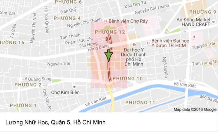 Phố Lông Đèn Quận 5 Map