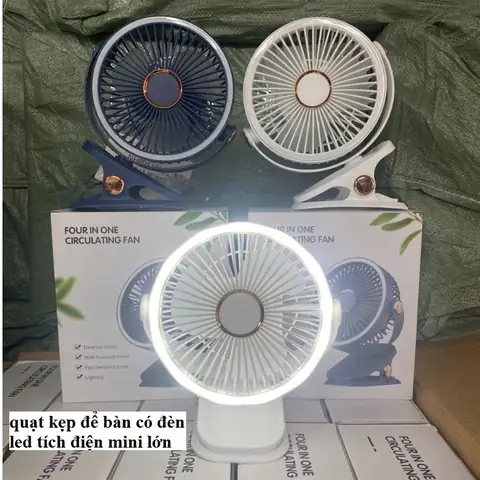 Quạt Điện Mini Có Đèn