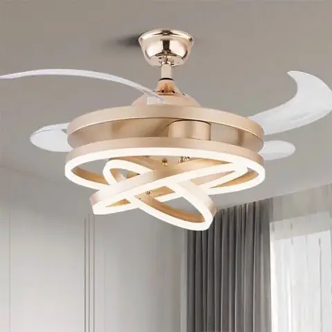 Quạt Trần Đèn Cánh Xếp