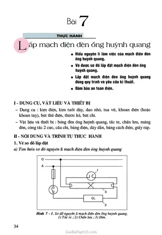 Quy Trình Lắp Đặt Mạch Điện Đèn Ống Huỳnh Quang