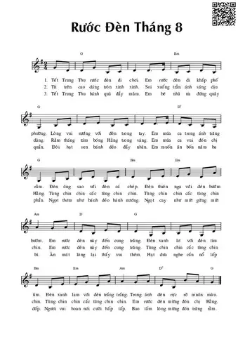 Rước Đèn Trung Thu Tháng 8