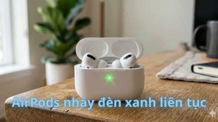 Tai Nghe Bluetooth Nháy Đèn Xanh