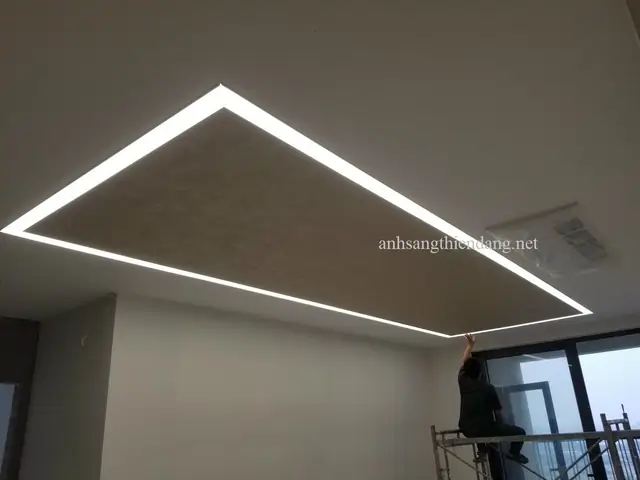 Thi Công Đèn Trần Thạch Cao