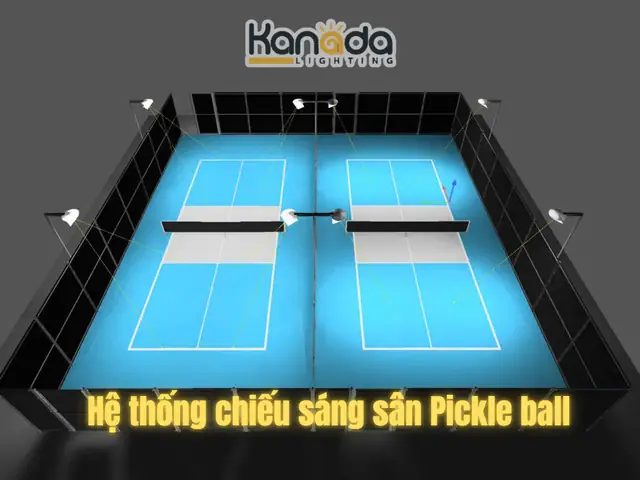 Thiết Kế Đèn Sân Bóng Chuyền