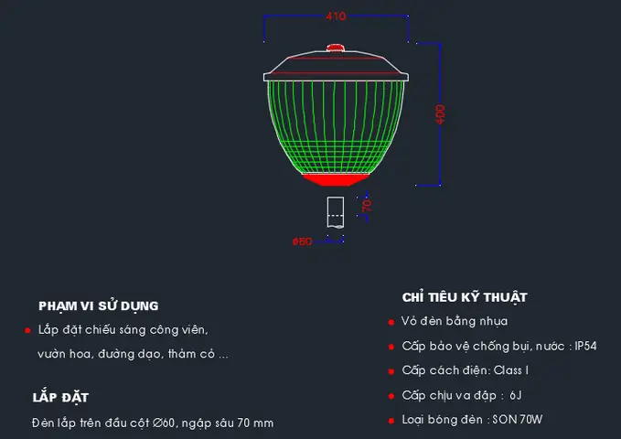 Thư Viện Cad Đèn Sân Vườn