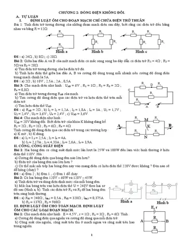 Tính Cường Độ Dòng Điện Qua Bóng Đèn